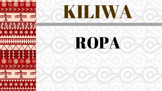 KILIWA-ROPA-VOCABULARIO