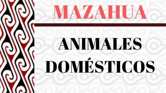 MAZAHUA-VOCABULARIO-ANIMALES